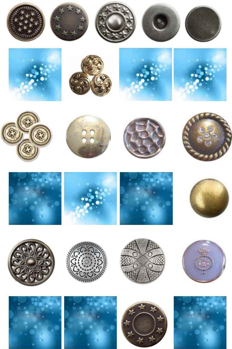 botones metalicos para ropa